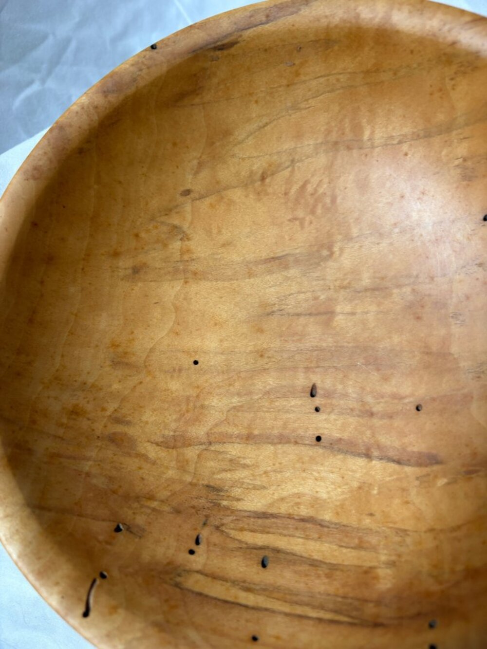 Ambrosia Box Elder Bowl by Warren Carpenter – Hand‑Turned, Signed & Numbered - Picture 3 of 9